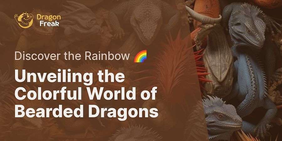 Unveiling the Colorful World of Bearded Dragons - Discover the Rainbow π
